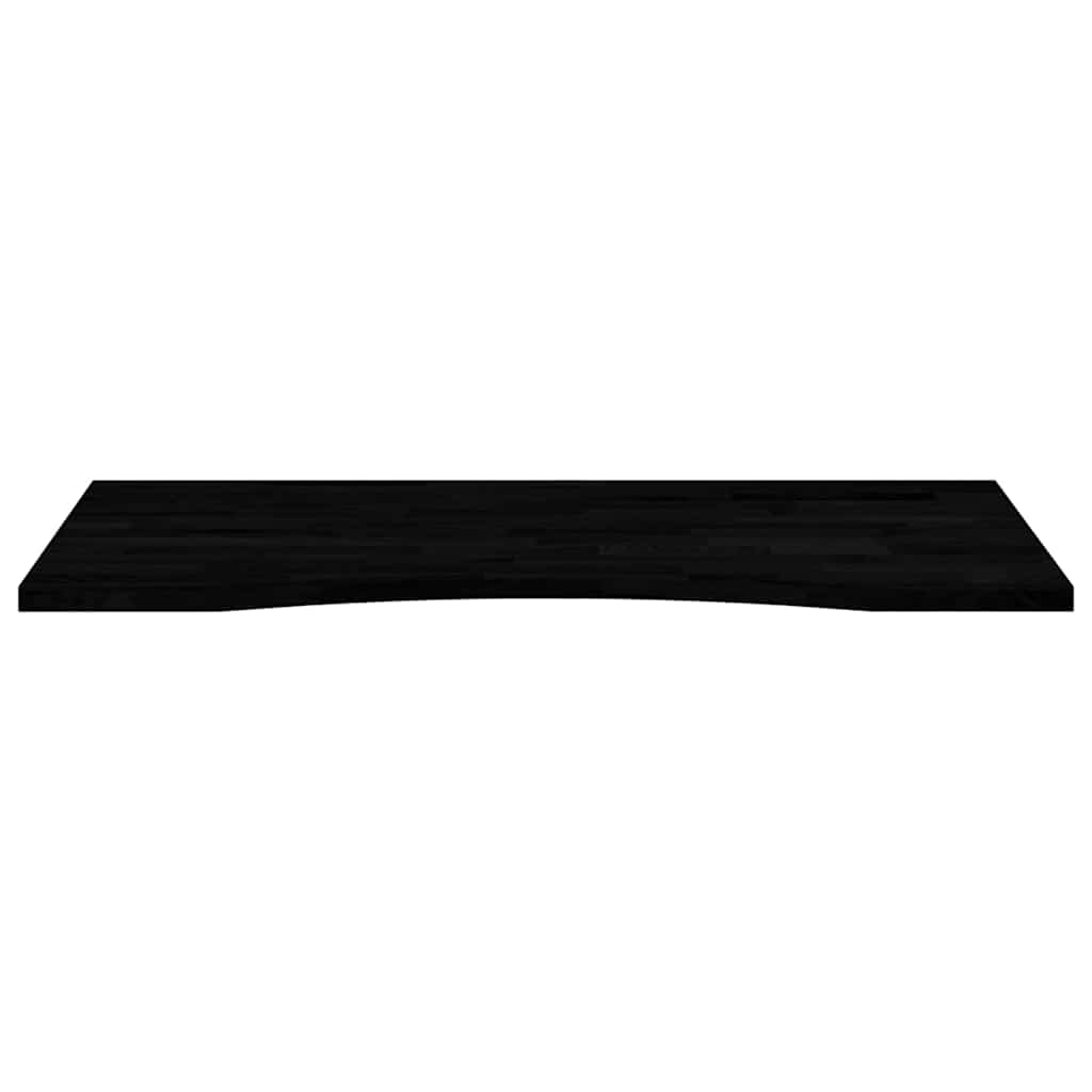 vidaXL Schreibtischplatte Dunkelbraun 100x60x2,5 cm Massivholz Eiche