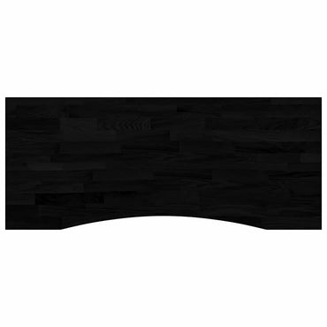 vidaXL Schreibtischplatte Dunkelbraun 120x60x2,5 cm Massivholz Eiche