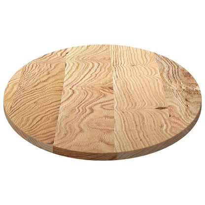 vidaXL Tischplatte 120x60x2 cm Massivholz Eiche Oval