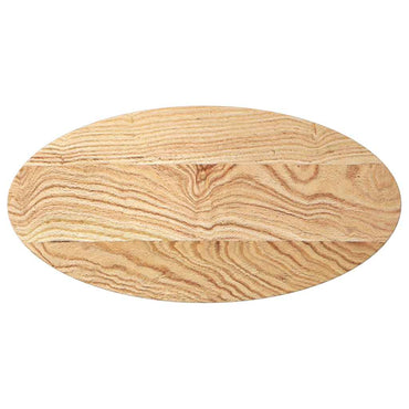 vidaXL Tischplatte 80x40x4 cm Massivholz Eiche Oval