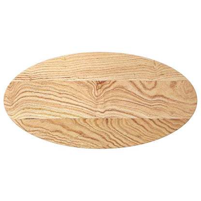vidaXL Tischplatte 80x40x4 cm Massivholz Eiche Oval