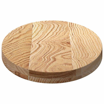 vidaXL Tischplatte 80x40x4 cm Massivholz Eiche Oval