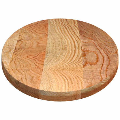 vidaXL Tischplatte Hellbraun 140x60x4 cm Massivholz Eiche Oval