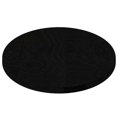 vidaXL Tischplatte Dunkelbraun 80x40x2 cm Massivholz Eiche Oval