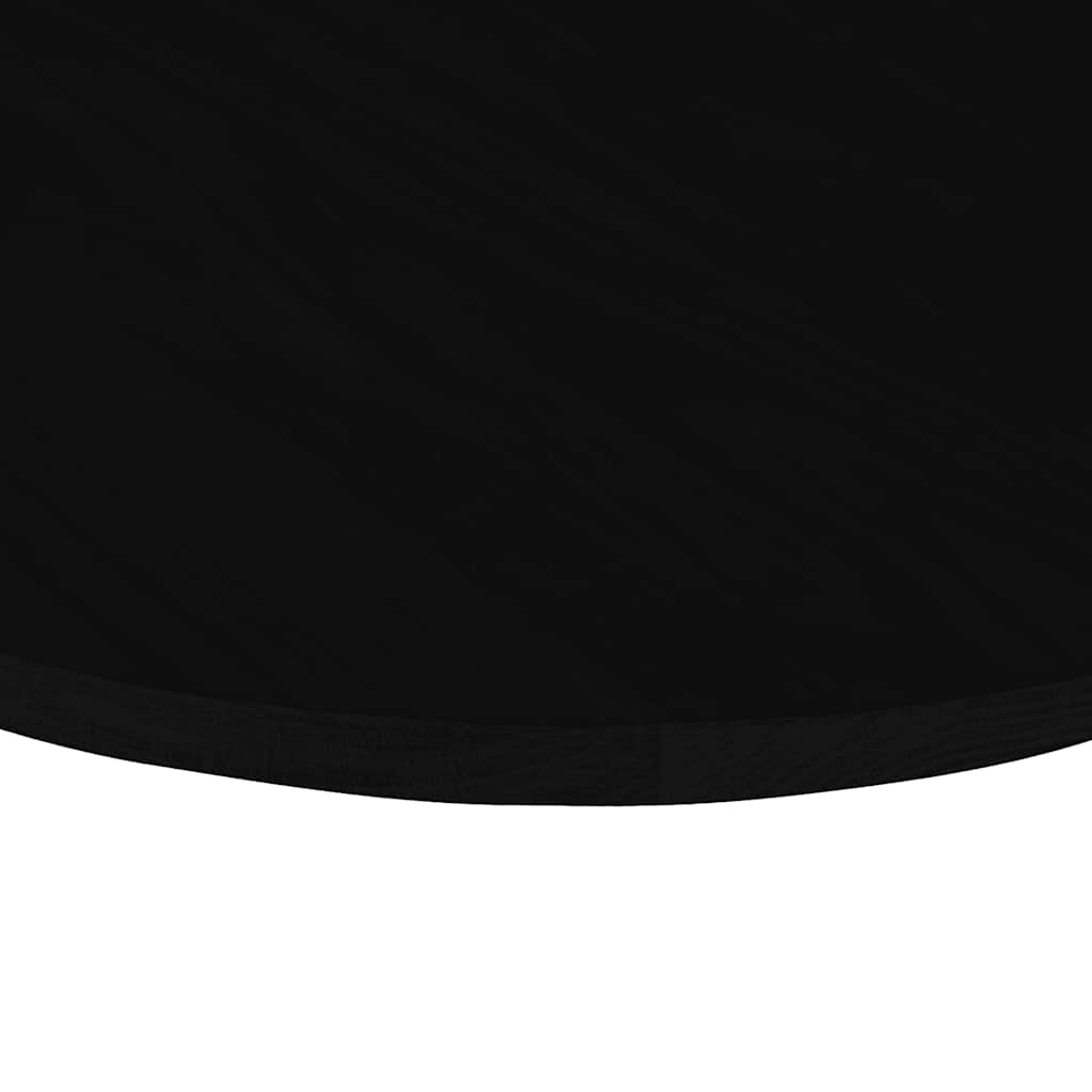 vidaXL Tischplatte Dunkelbraun 80x40x2 cm Massivholz Eiche Oval