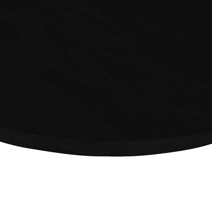 vidaXL Tischplatte Dunkelbraun 80x40x2 cm Massivholz Eiche Oval