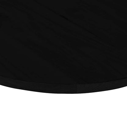 vidaXL Tischplatte Dunkelbraun 120x60x2 cm Massivholz Eiche Oval
