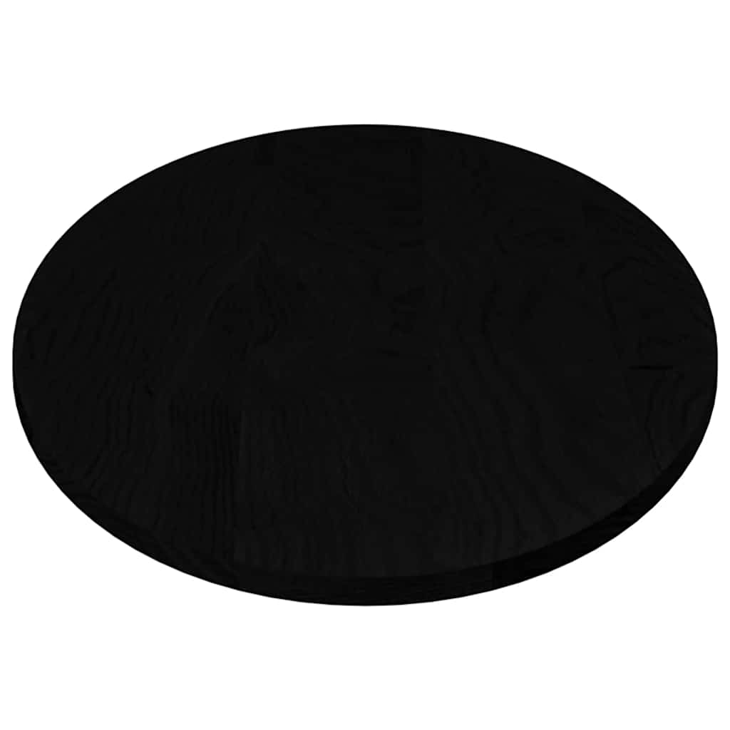 vidaXL Tischplatte Dunkelbraun 140x60x2 cm Massivholz Eiche Oval