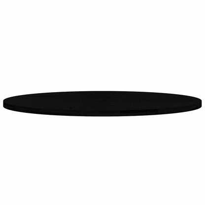 vidaXL Tischplatte Dunkelbraun 140x60x4 cm Massivholz Eiche Oval