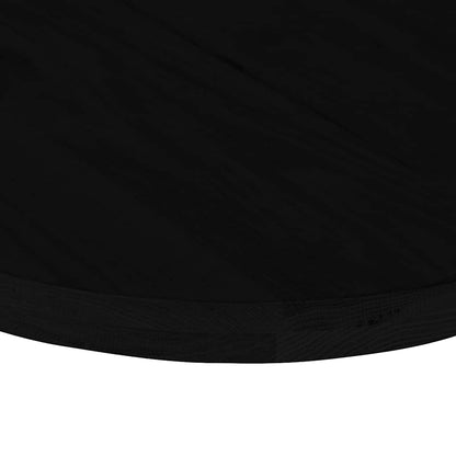 vidaXL Tischplatte Dunkelbraun 140x60x4 cm Massivholz Eiche Oval