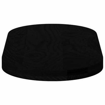 vidaXL Tischplatte Dunkelbraun 80x40x4 cm Massivholz Eiche Oval
