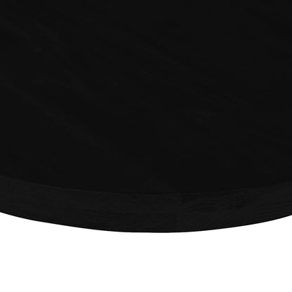 vidaXL Tischplatte Dunkelbraun 120x60x4 cm Massivholz Eiche Oval