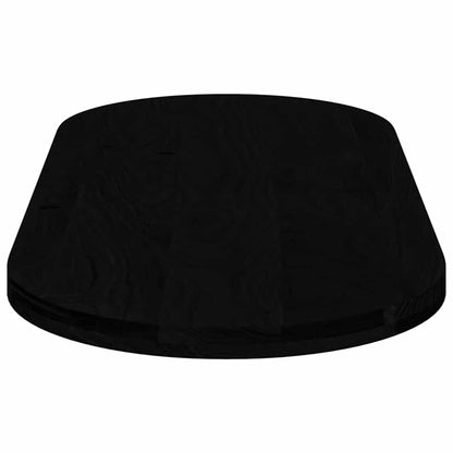 vidaXL Tischplatte Dunkelbraun 140x60x4 cm Massivholz Eiche Oval
