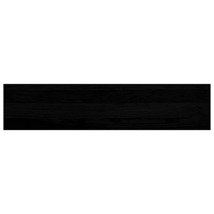 Fensterbänke 2 Stk. Dunkelbraun 90x20x2 cm Massivholz Eiche