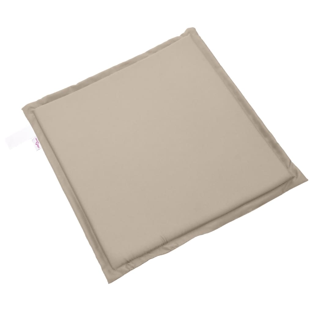 vidaXL Coussins de jardin 2 pcs Taupe 45x45x2 cm Carré