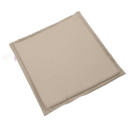 vidaXL Coussins de jardin 2 pcs Taupe 45x45x2 cm Carré