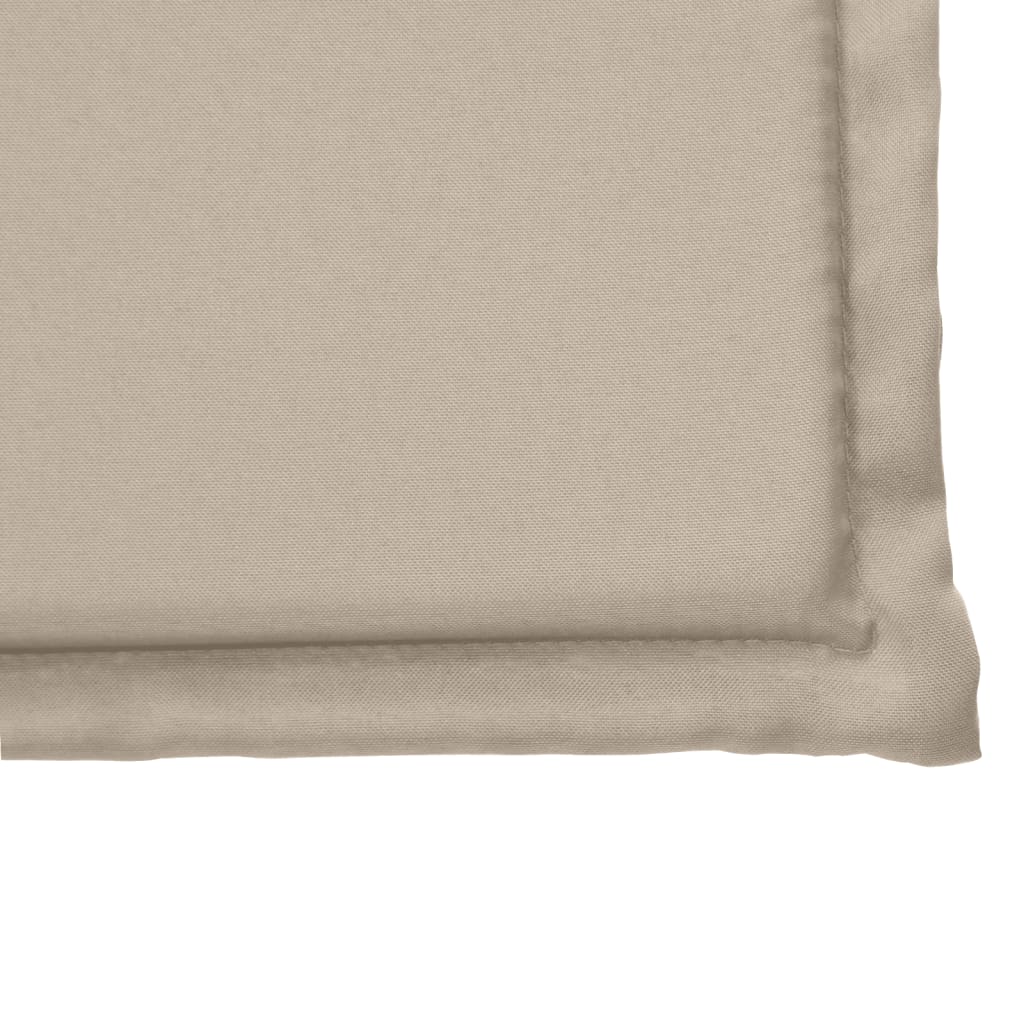 vidaXL Coussins de jardin 2 pcs Taupe 45x45x2 cm Carré