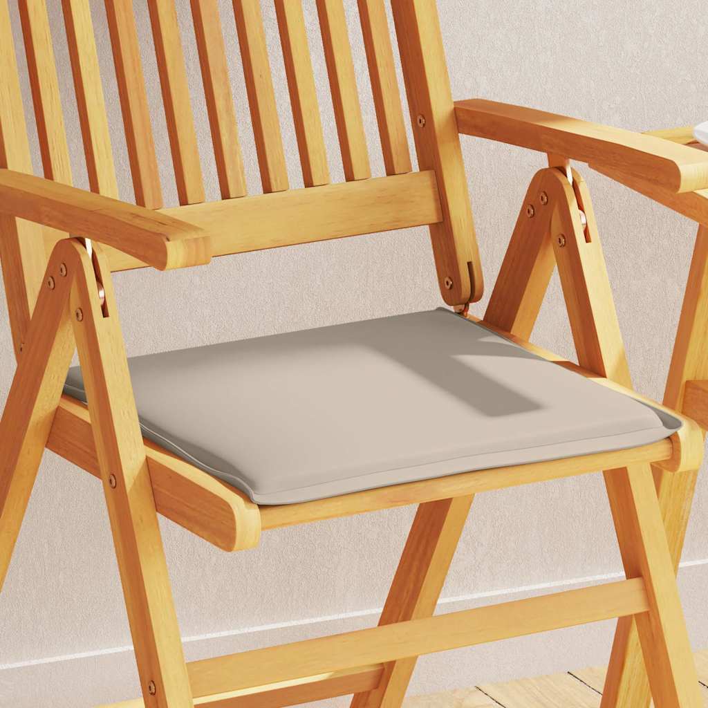 vidaXL Coussins de jardin 2 pcs Taupe 45x45x2 cm Carré