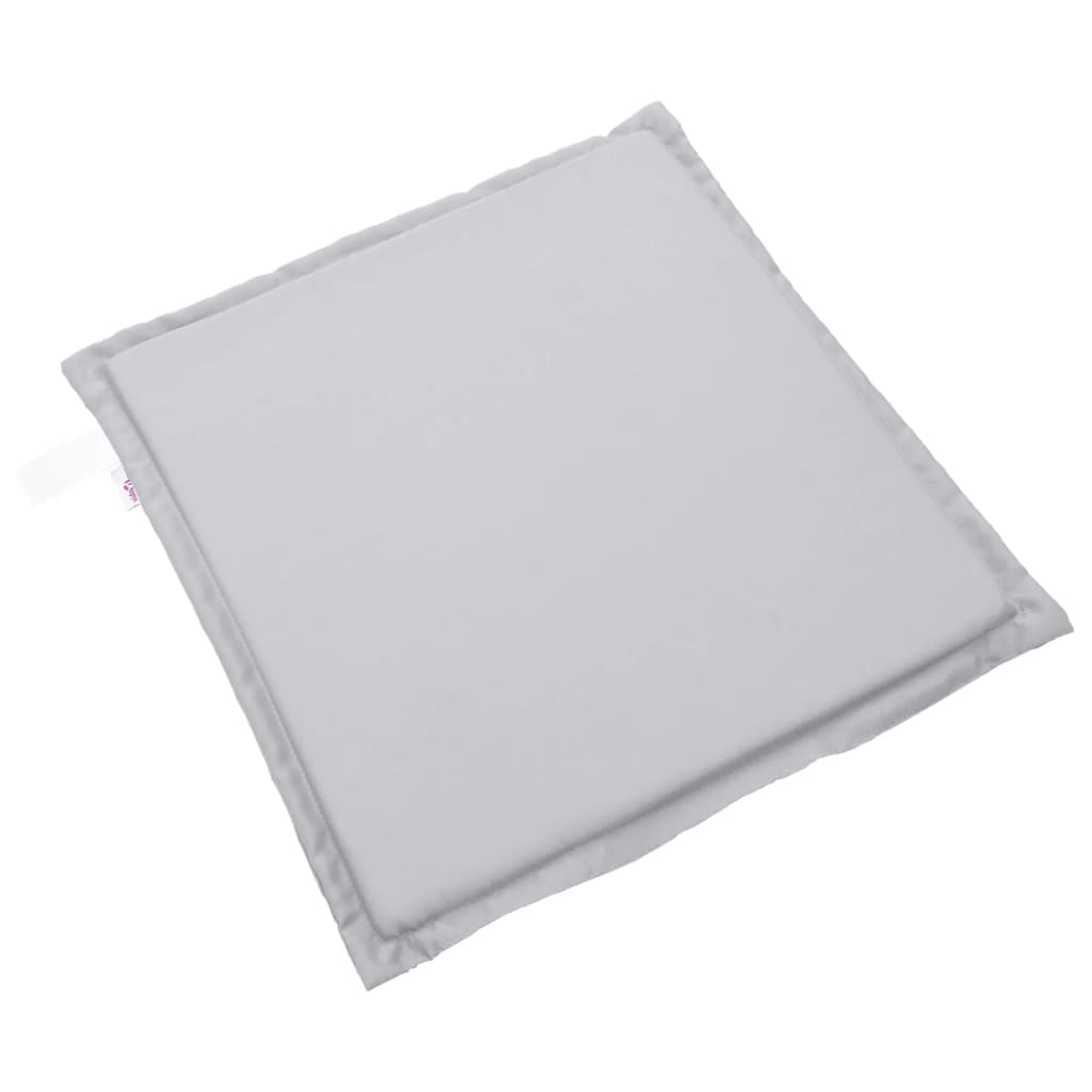 vidaXL Garten-Sitzkissen 2 Stk. Hellgrau 45x45x2 cm Quadratisch