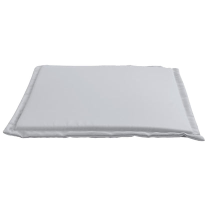 vidaXL Garten-Sitzkissen 2 Stk. Hellgrau 45x45x2 cm Quadratisch