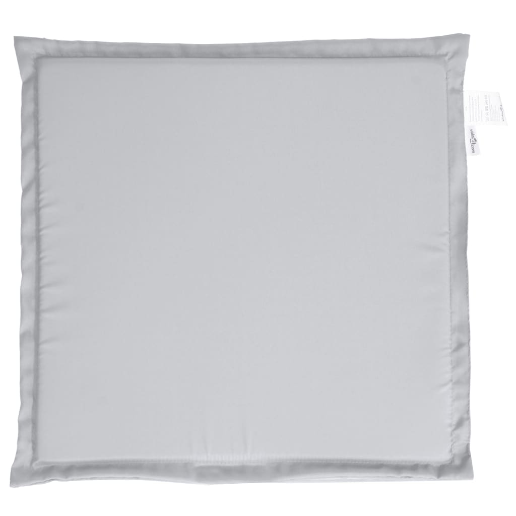 vidaXL Garten-Sitzkissen 2 Stk. Hellgrau 45x45x2 cm Quadratisch