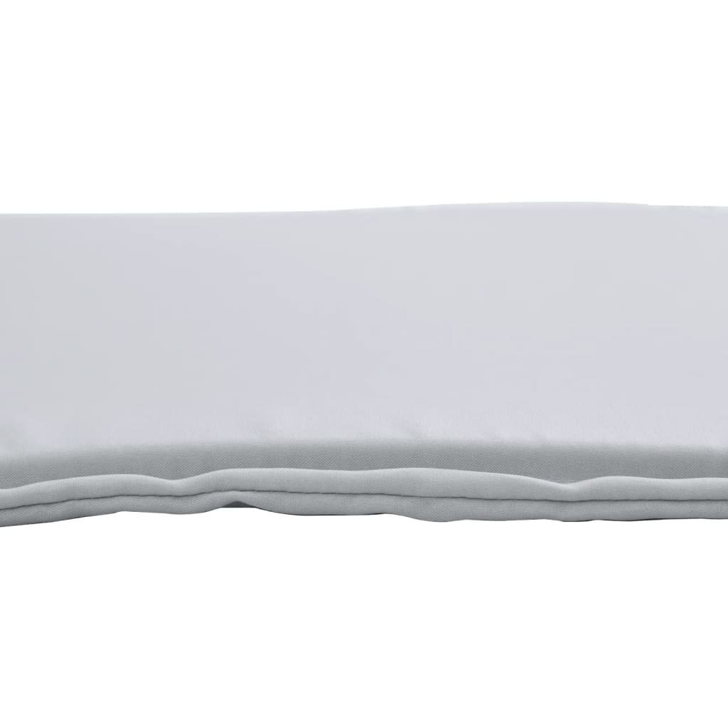 vidaXL Garten-Sitzkissen 2 Stk. Hellgrau 45x45x2 cm Quadratisch