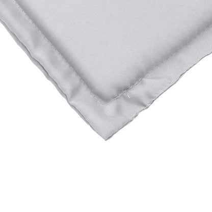 vidaXL Garten-Sitzkissen 2 Stk. Hellgrau 45x45x2 cm Quadratisch