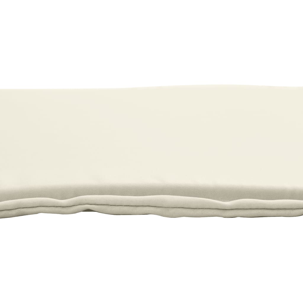 vidaXL Garten-Sitzkissen 2 Stk. Creme 45x45x2 cm Quadratisch