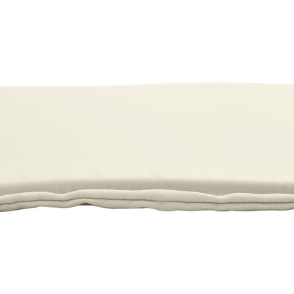 vidaXL Garten-Sitzkissen 2 Stk. Creme 45x45x2 cm Quadratisch