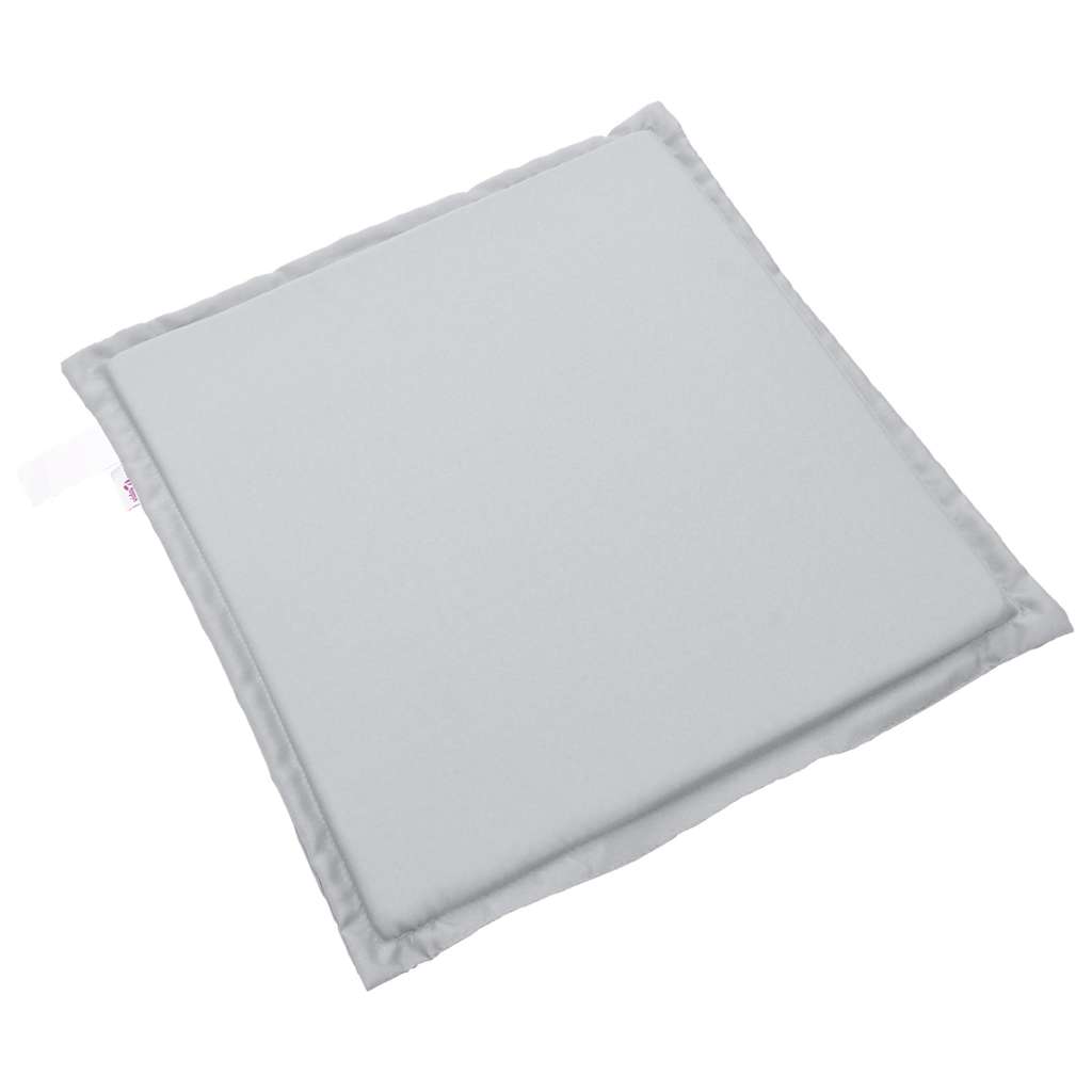vidaXL Garten-Sitzkissen 4 Stk. Hellgrau 45x45x2 cm Quadratisch