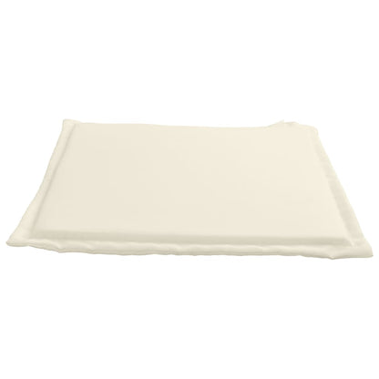 vidaXL Coussins de chaise de jardin 4 pcs Crème 45x45x2 cm Carré