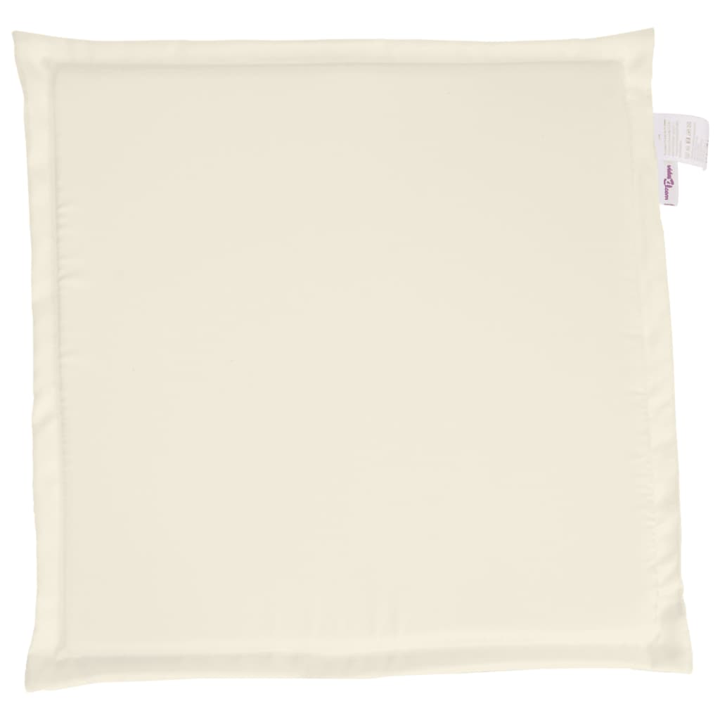 vidaXL Coussins de chaise de jardin 4 pcs Crème 45x45x2 cm Carré