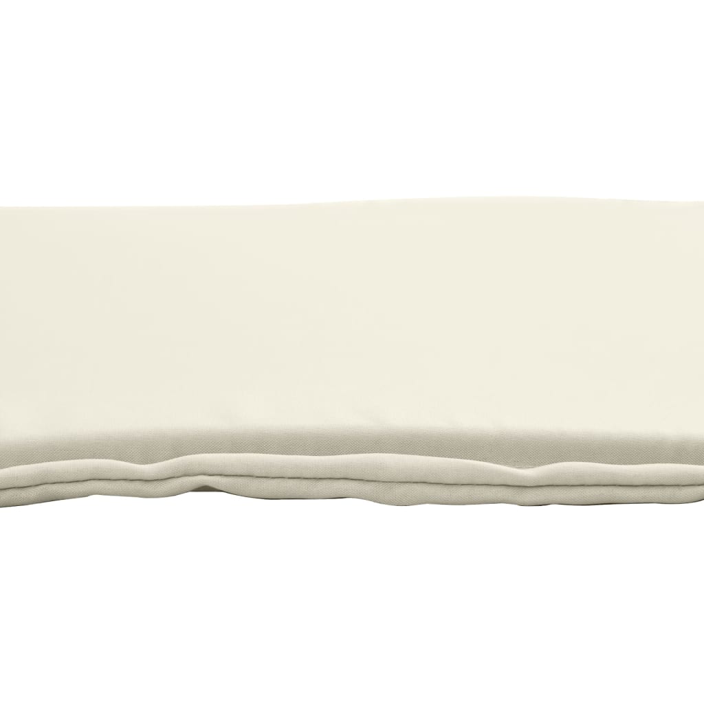 vidaXL Coussins de chaise de jardin 4 pcs Crème 45x45x2 cm Carré