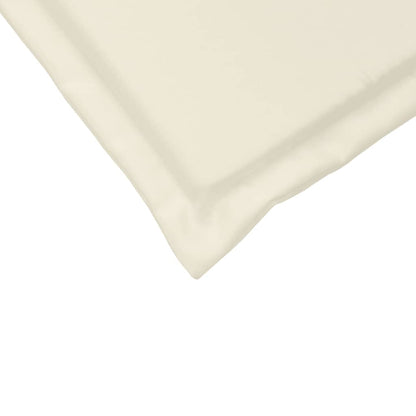vidaXL Coussins de chaise de jardin 4 pcs Crème 45x45x2 cm Carré