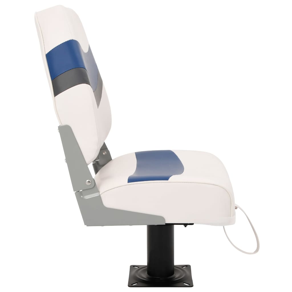 4-tlg. Bootssitz-Set Klappbar Hohe Rückenlehne