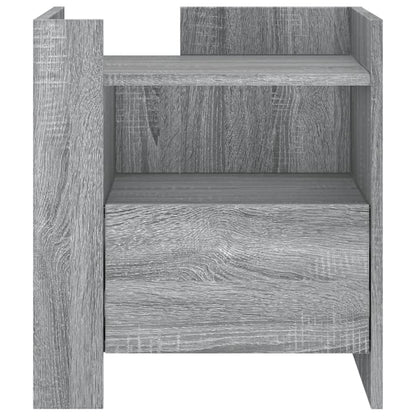 vidaXL Nachttisch Grau Sonoma 45x50x50 cm Holzwerkstoff