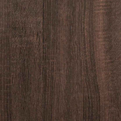 vidaXL Nachttisch Braun Eichen-Optik 45x50x50 cm Holzwerkstoff