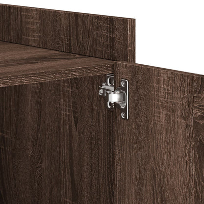 vidaXL Nachttisch Braun Eichen-Optik 45x50x50 cm Holzwerkstoff