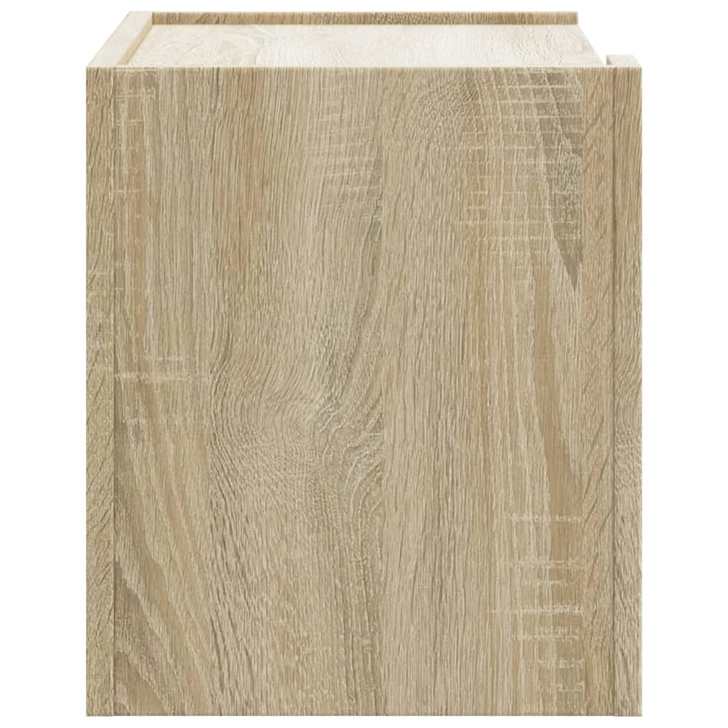 vidaXL Wand-Nachttisch Sonoma-Eiche 45x30x35 cm