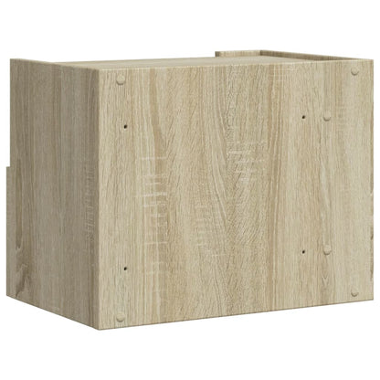 vidaXL Wand-Nachttisch Sonoma-Eiche 45x30x35 cm