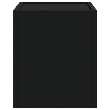 vidaXL Wand-Nachttisch Schwarz 45x30x35 cm