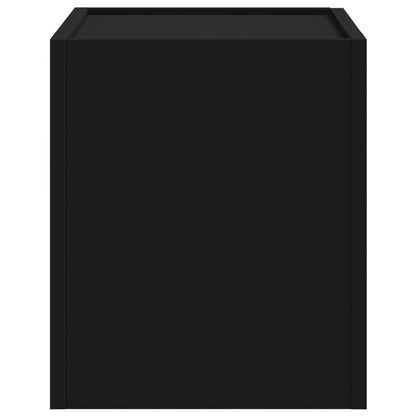 vidaXL Wand-Nachttische 2 Stk. Schwarz 45x30x35 cm
