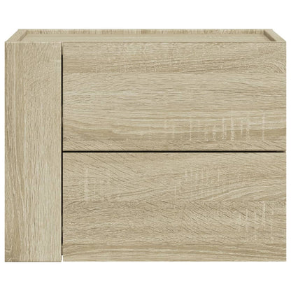 vidaXL Wand-Nachttisch Sonoma-Eiche 45x30x35 cm