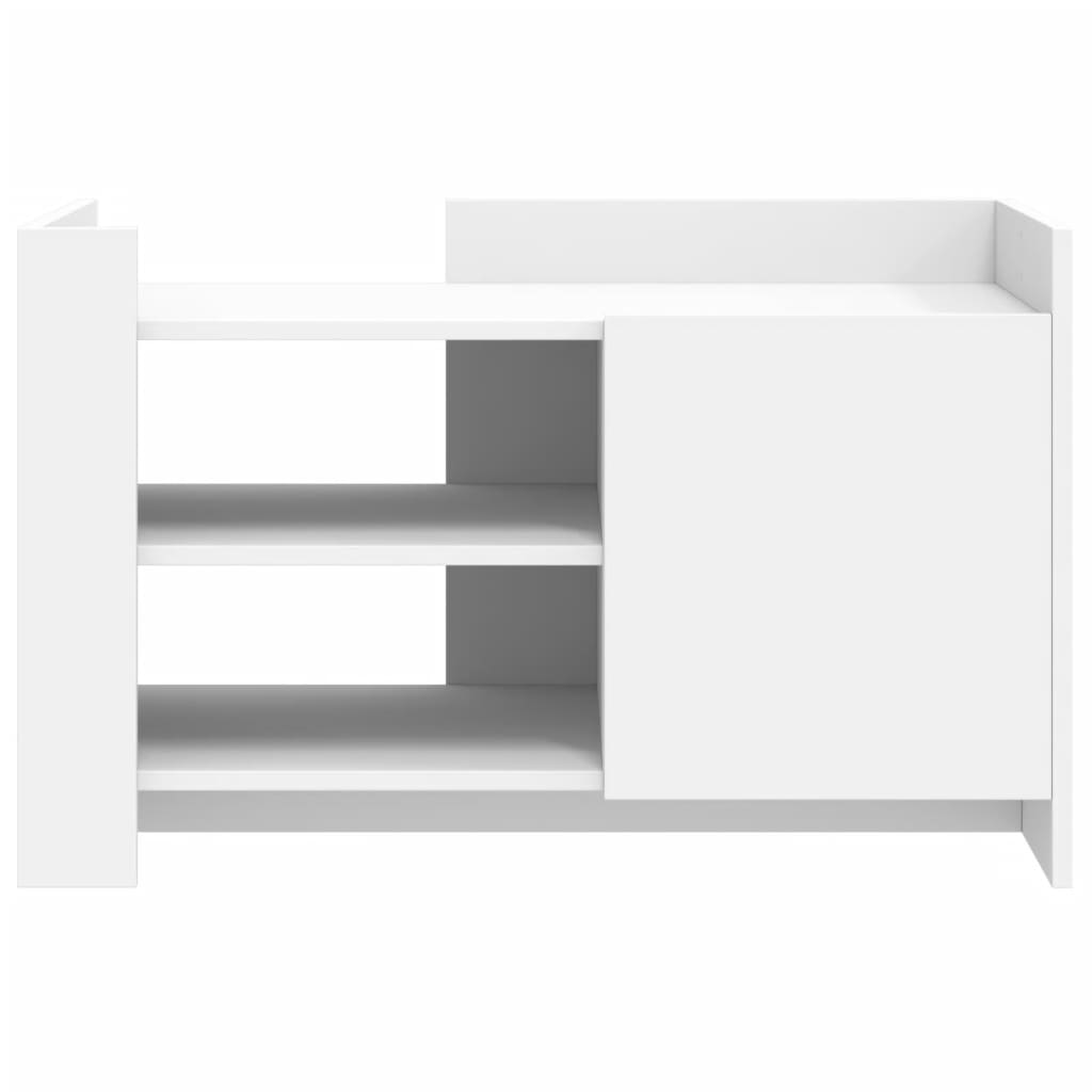 vidaXL Couchtisch Weiß 80x50x50 cm Holzwerkstoff