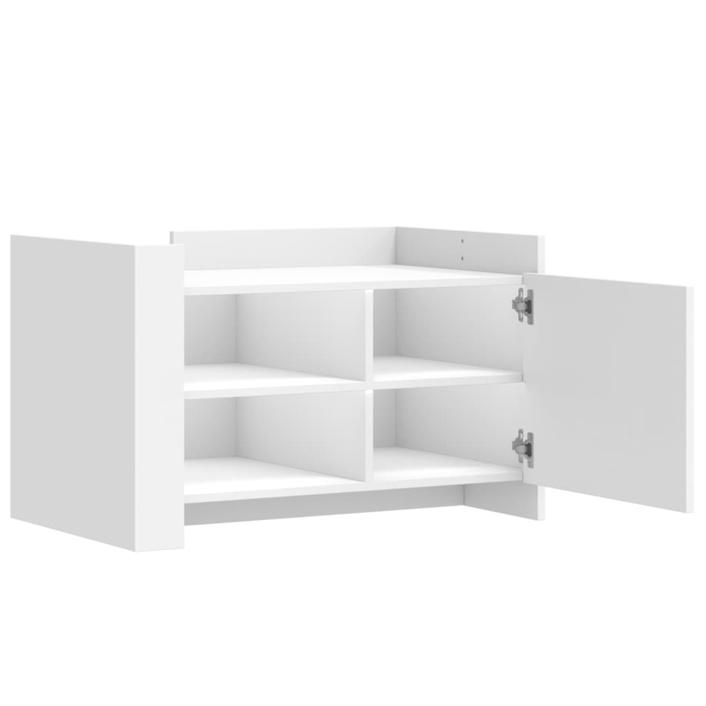 vidaXL Couchtisch Weiß 80x50x50 cm Holzwerkstoff