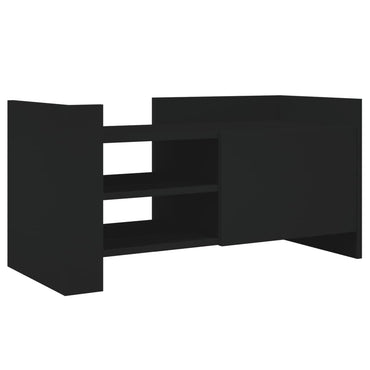 vidaXL Meuble TV Noir 80x35x40 cm Aggloméré