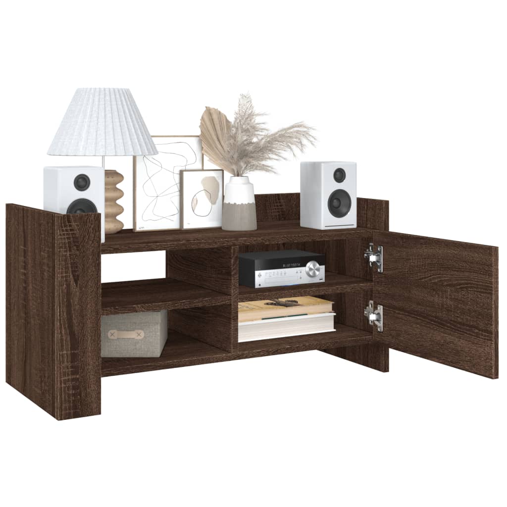 vidaXL TV-Schrank Braun Eichen-Optik 80x35x40 cm Holzwerkstoff