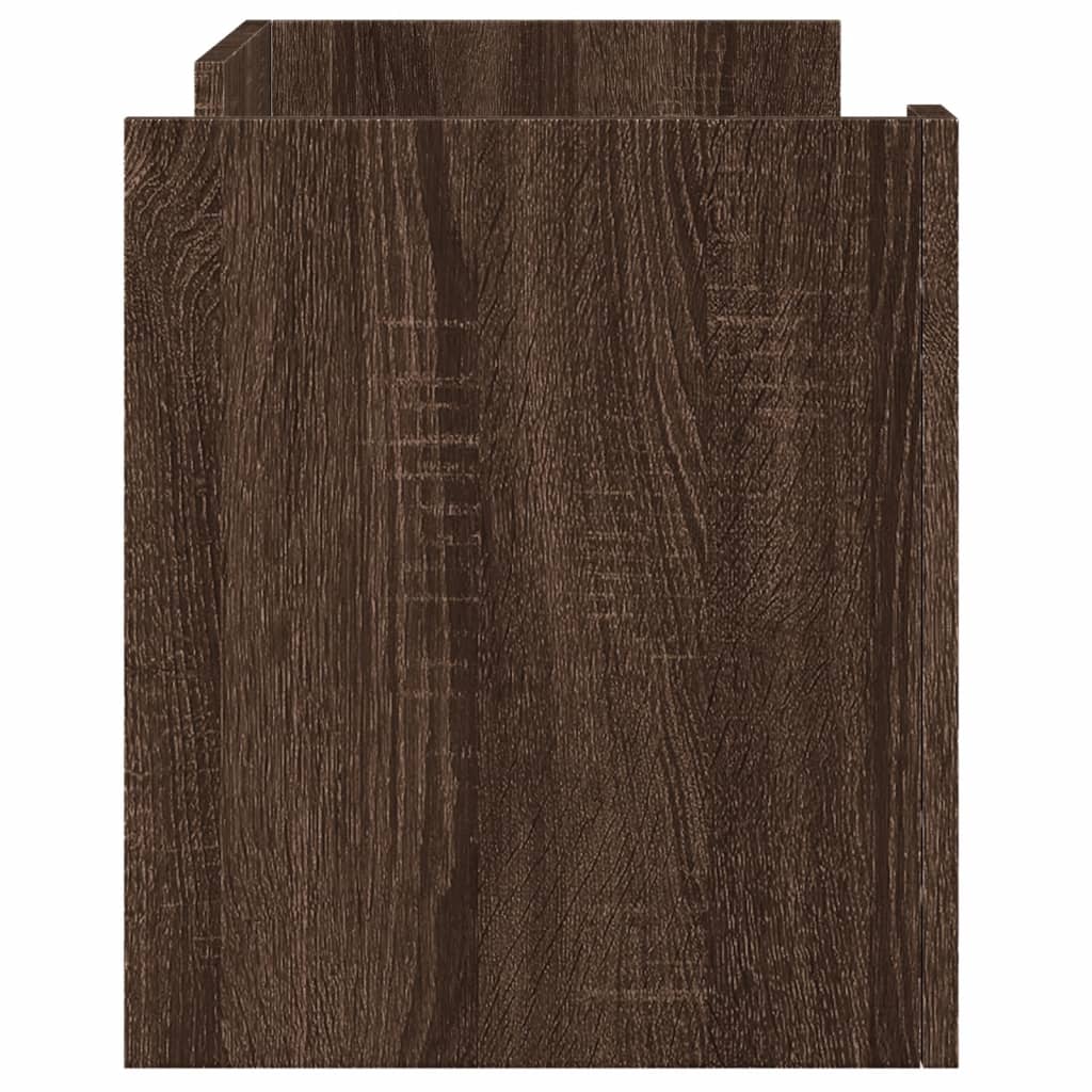 vidaXL TV-Schrank Braun Eichen-Optik 80x35x40 cm Holzwerkstoff