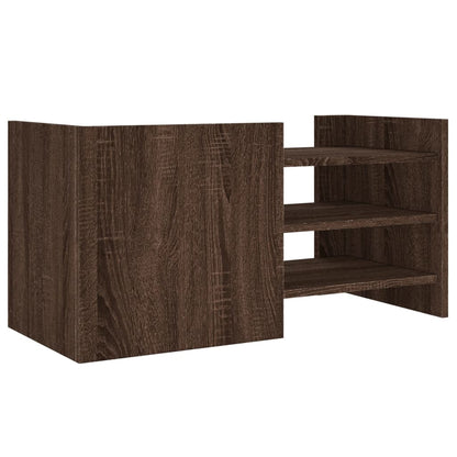 vidaXL TV-Schrank Braun Eichen-Optik 80x35x40 cm Holzwerkstoff