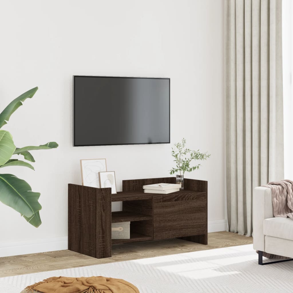 vidaXL TV-Schrank Braun Eichen-Optik 80x35x40 cm Holzwerkstoff